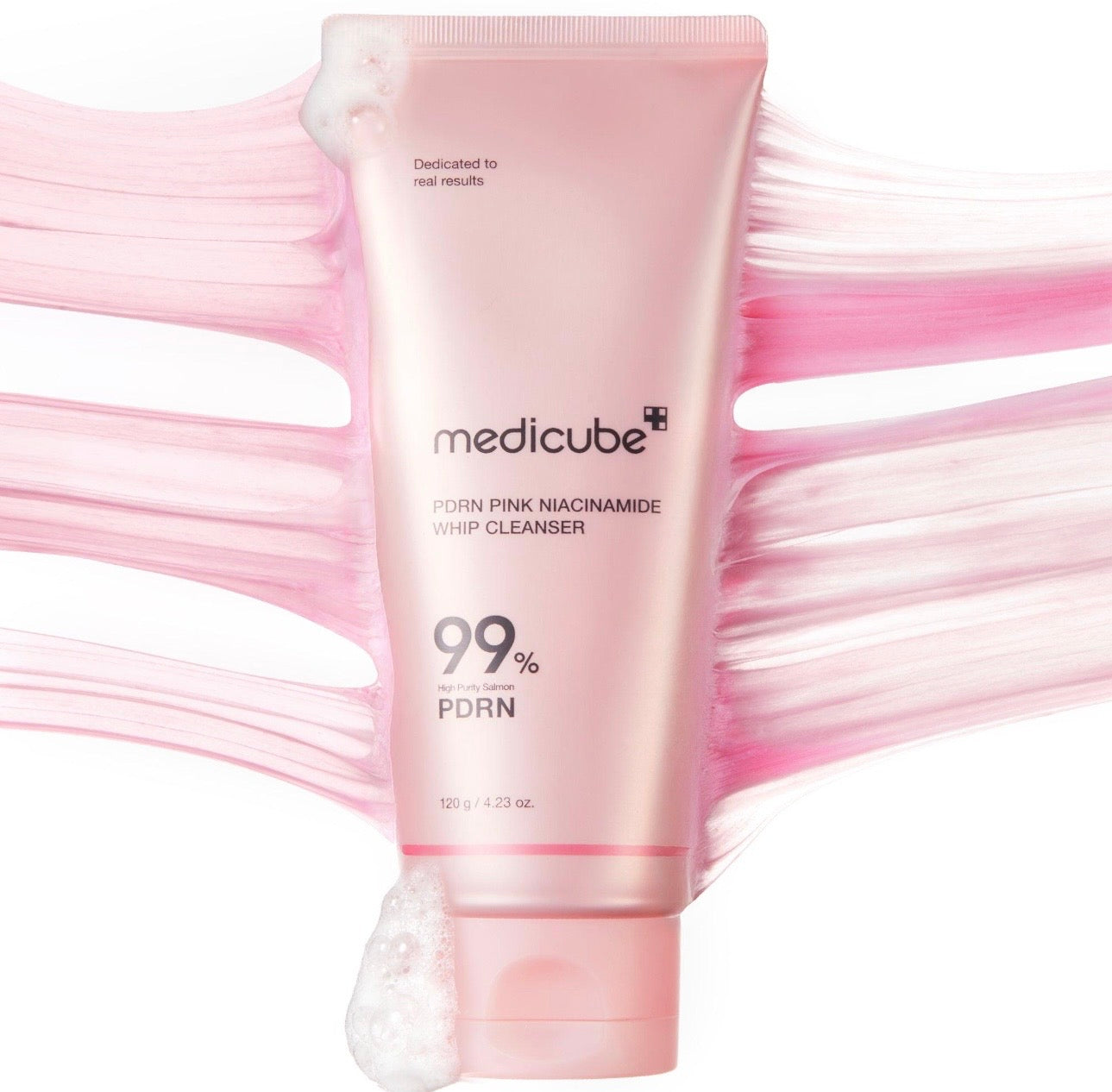 MEDICUBE PDRN Pink Niacinamide Whip Cleanser (120g)