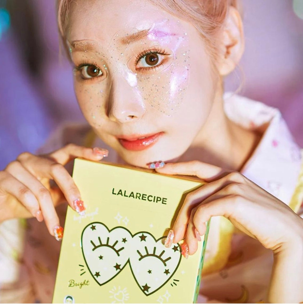 LALARECIPE HEART GOGGLE BRIGHTENING MASK 10 PCS