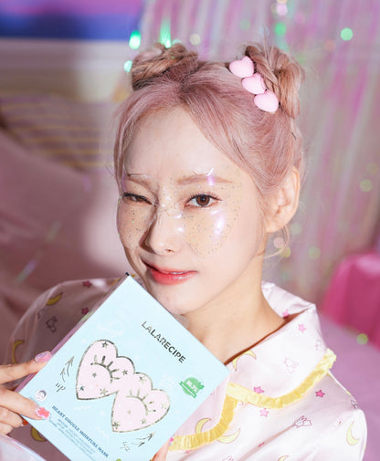 LALARECIPE HEART GOGGLE MOISTURE MASK (10 PCS )