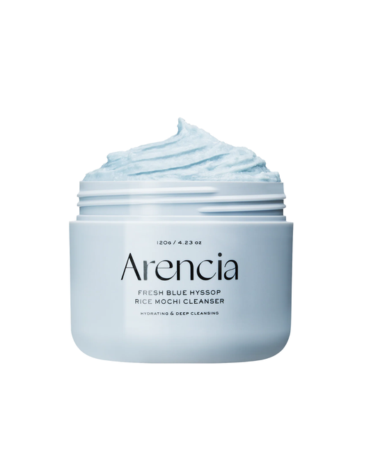 Arencia Fresh Blue Hyssop Rice Mochi Cleanser (120g)