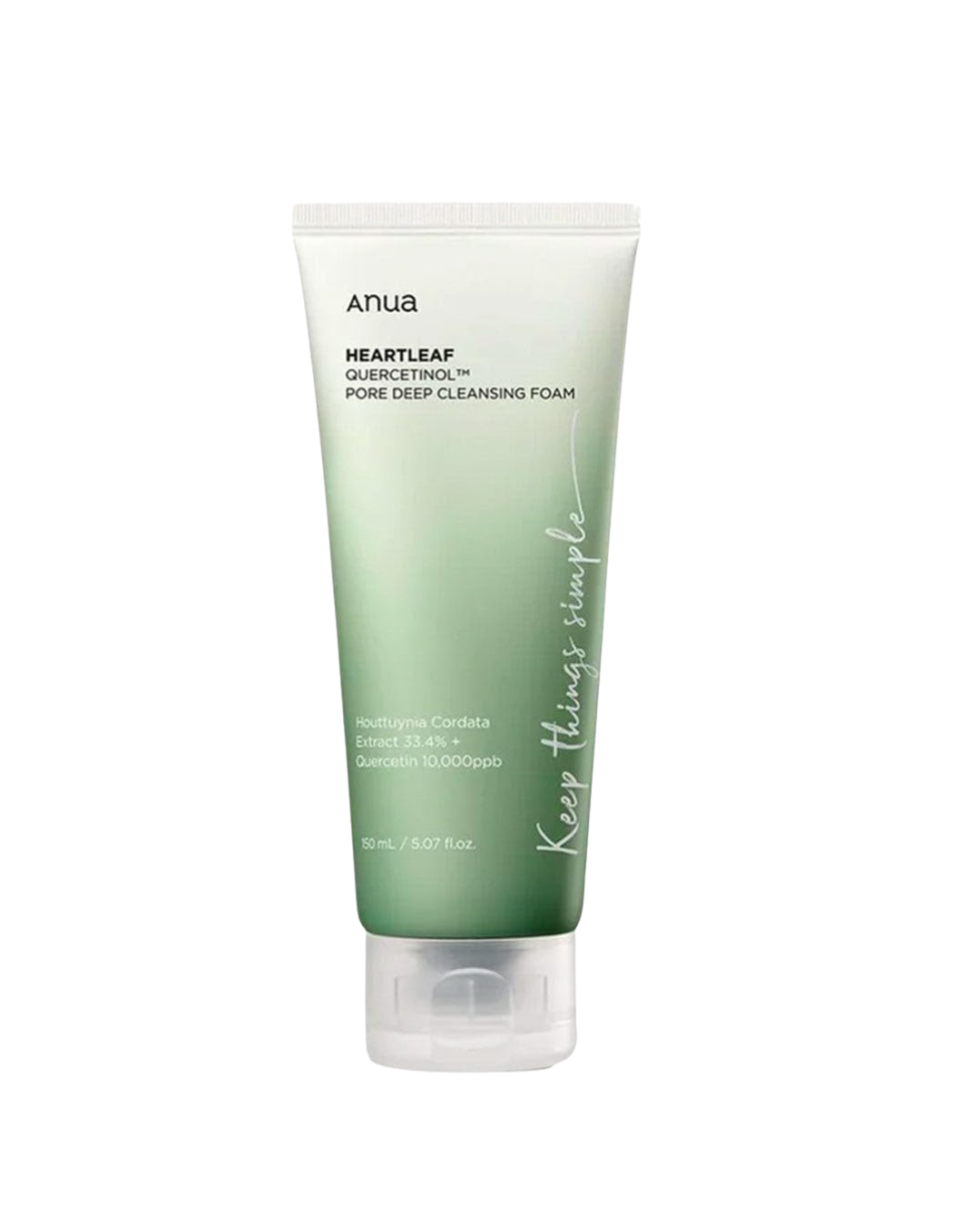 Anua  Heartleaf Quercetinol Pore Deep Cleansing Foam 150ml