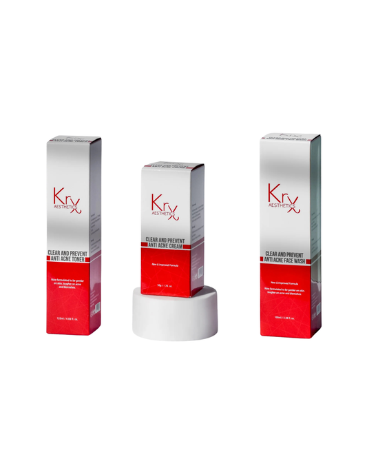 KRX Aesthetics Clear &  Prevent Anti Acne Line